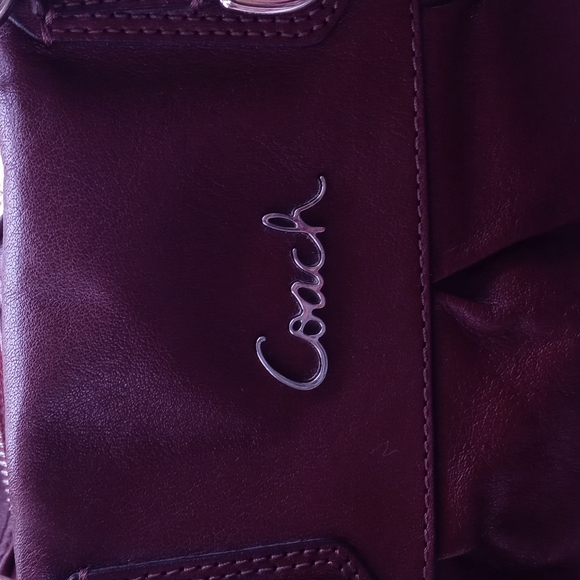 COACH BROWN LEATHER BAG - Picture 3 of 10